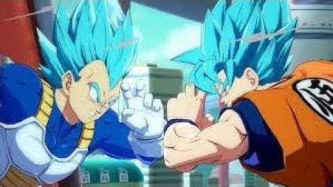 The Super Saiyan Blue! SSB Goku vs SSB Vegeta DBZ Devolution!!