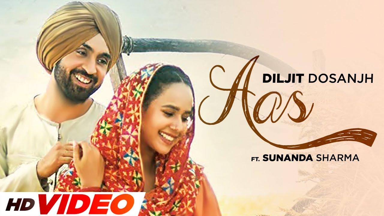 Aas HD Video  Diljit Dosanjh  Sunanda Sharma  Pankaj Batra  Latest Punjabi Song 2023