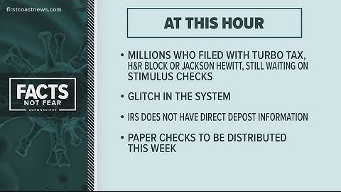 TurboTax, H&R Block glitch may delay stimulus checks from IRS