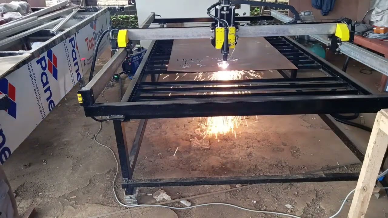 Mesin CNC Plasma cutting harga 27jtan by Berkah Jaya CnC Malang 