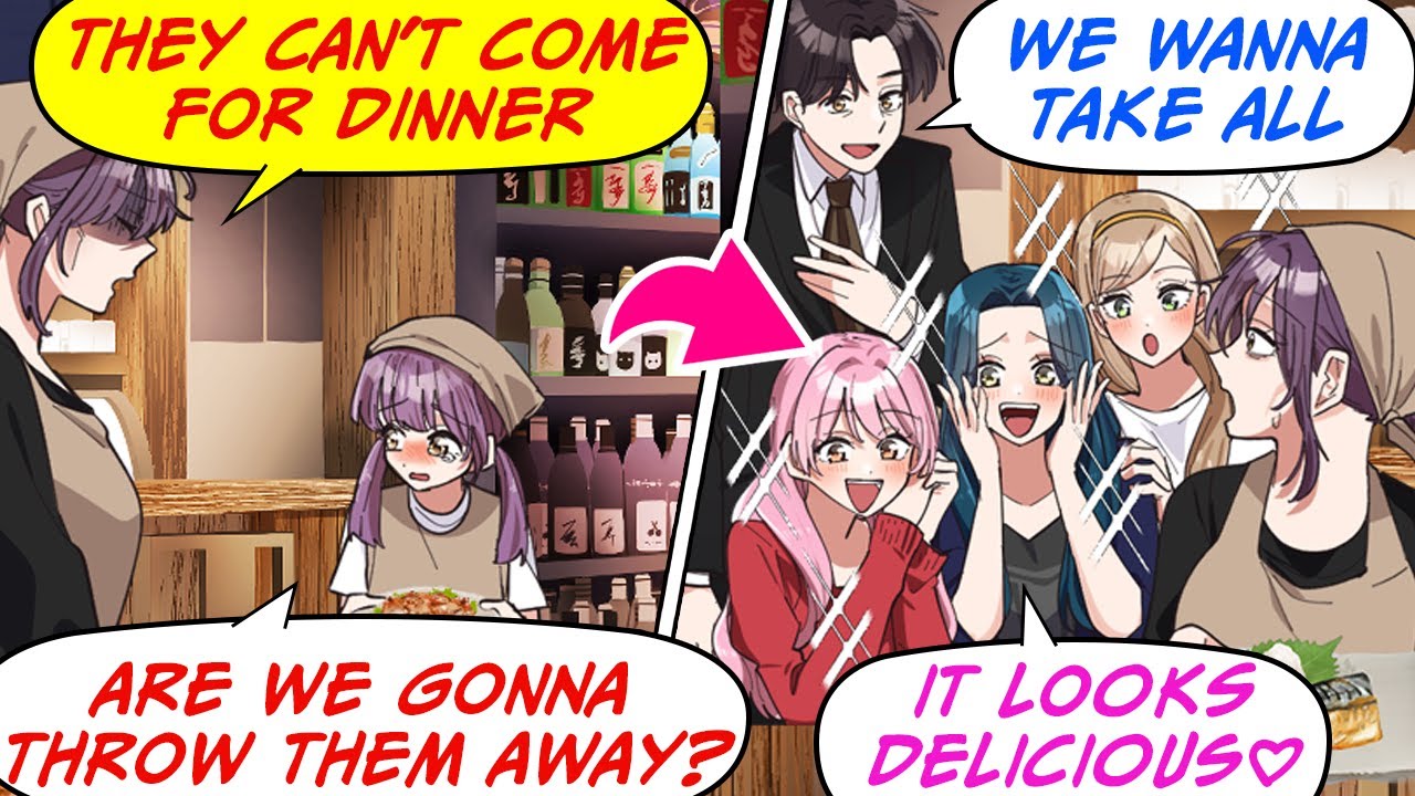 [Manga Dub] A poor diner got ditched by guests... So I brought My models and saved lunch!? [RomCom]