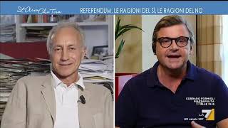 Referendum taglio parlamentari, il confronto tra Marco Travaglio e Carlo Calenda