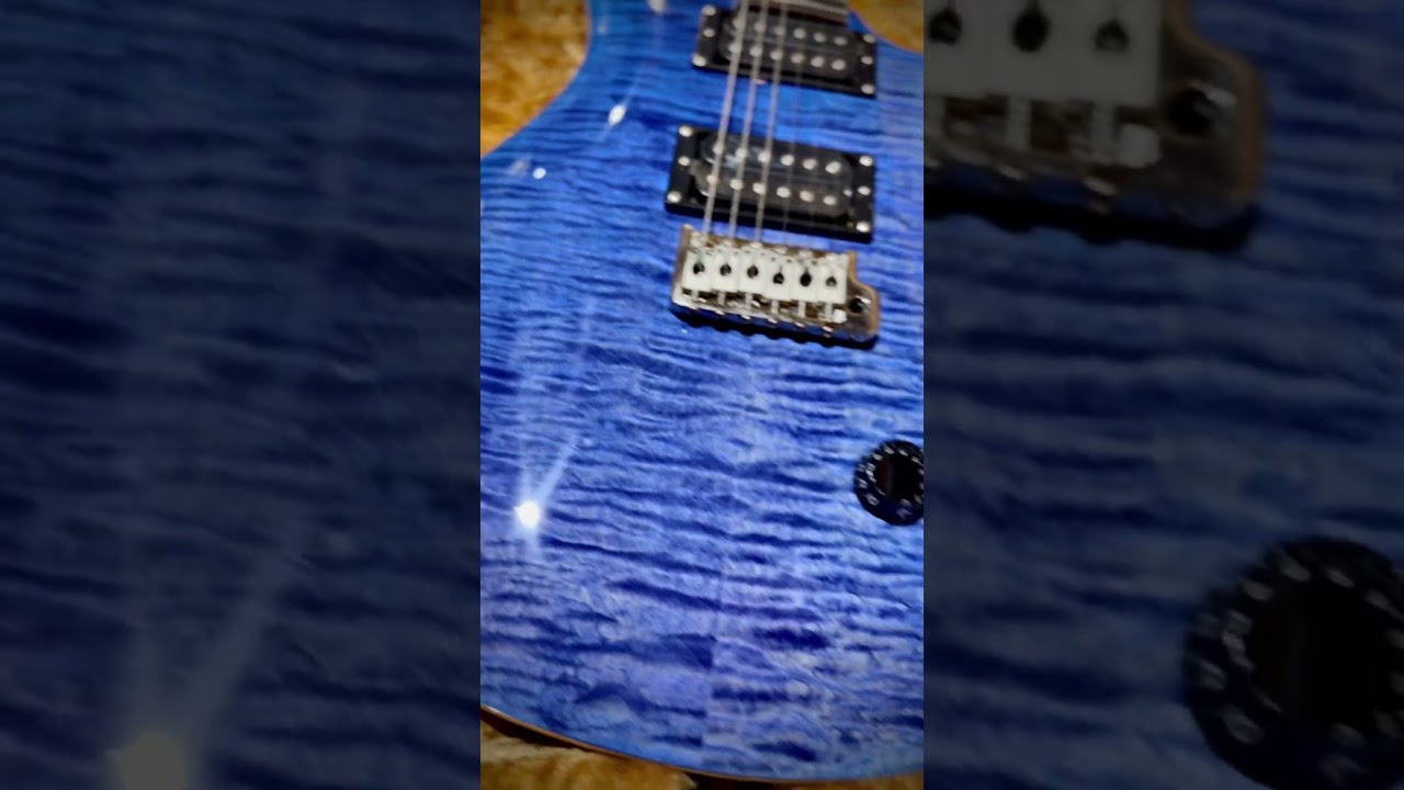 PRS SE Custom 24 Electric Guitar w/Bag, Faded Blue