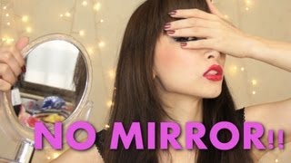TAG: No Mirror Makeup Challenge!!