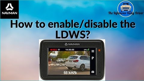How to enable/disable the LDWS?