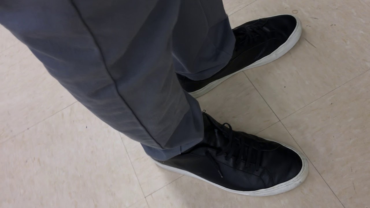 Trying On A Bunch Of Dumb Shoes-Wearing Common Projects Italian ...