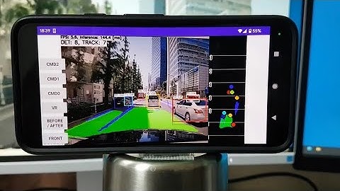 HybridNets with TensorFlow Lite in C++ on Android (Pixel 4a)