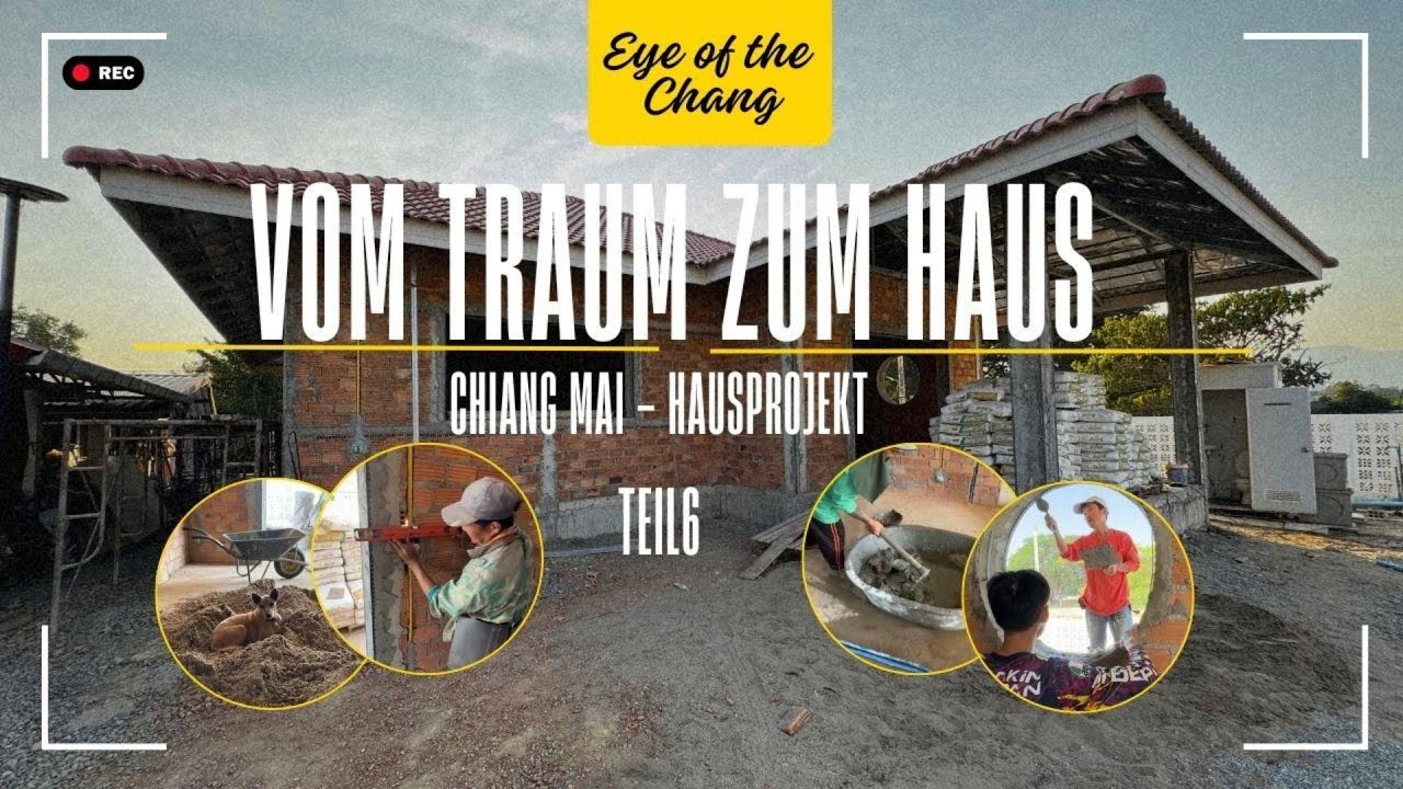 Hausbau in Thailand - Putzvorbereitung entscheidet über Erfolg oder Fiasko! 😱🏗️ -  Teil 6 🏡🇹🇭