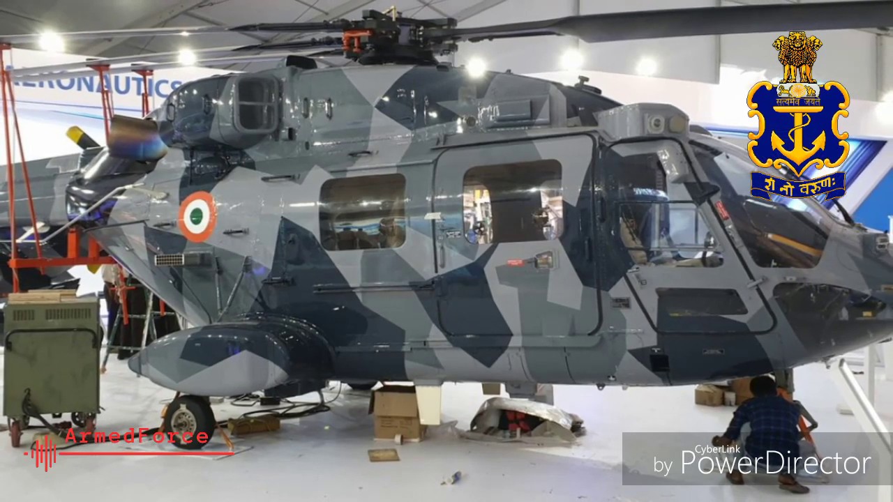 HAL Dhruv mk III HAL showcases naval utility Helicopter aero india