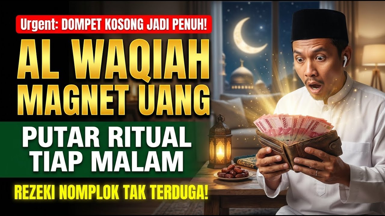 TERBUKTI AMPUH! Murottal Subuh Al Waqiah Pelancar Rezeki Penuh Berkah Ramadhan