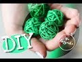 Плетёные шарики из гофрированной бумаги. DIY. Декор для букетов 💐 из конфет 🍬