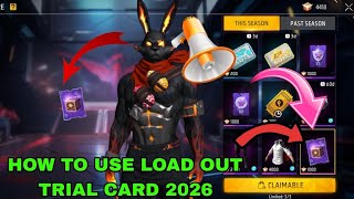 How To Use Loadout Trial Card Free Fire | Loadout Trial Card Ka Use Kaise Kare | Loadout Card FF 