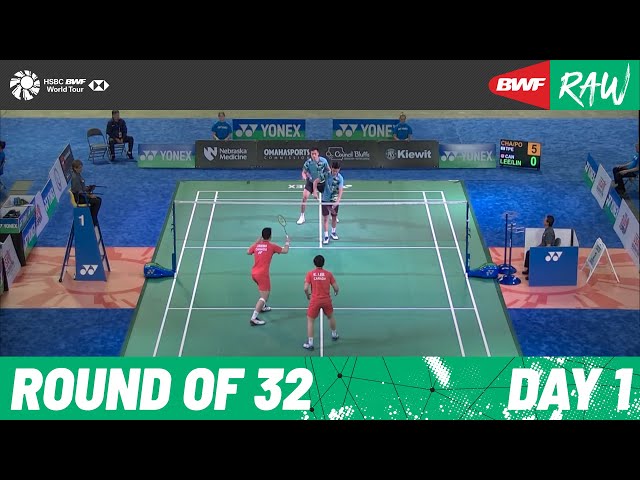 YONEX US Open 2023 | Day 1 | Court 1 | Round of 32 - YouTube