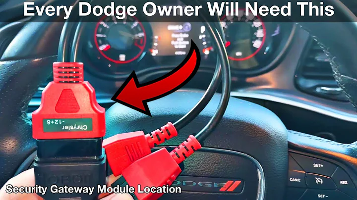 Read And Clear Codes 12+8 OBD adapter / Dodge Challenger Security Gateway Module location Charger