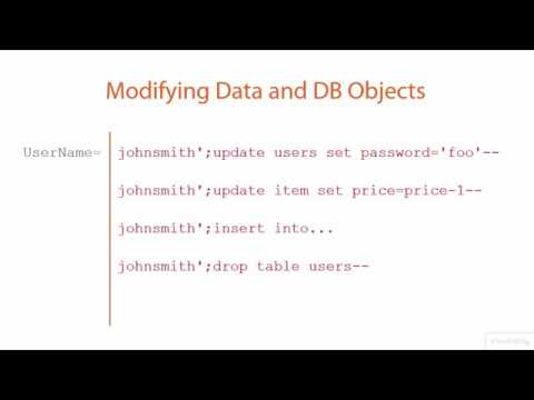 03 06 Modifying Data and Database Objects