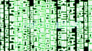 matrix looking text effect (After Effects Template)
