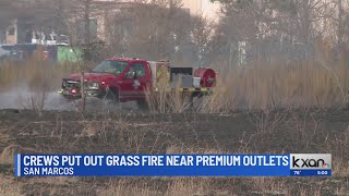 Brush fire burns 10 acres near San Marcos Premium Outlets