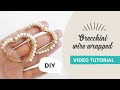 DIY Tutorial Orecchini cuore wire wrapping con perle