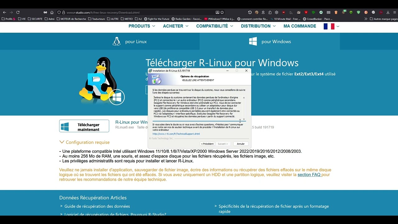 #R-Linux v  6.5.191719 pour Windows