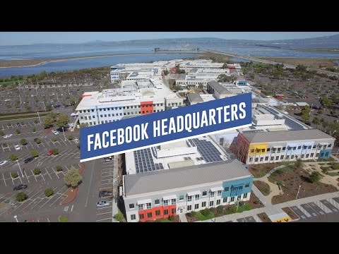 Old Facebook Headquarters Drone Tour - 1 Hacker Way