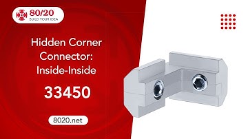 80/20: Hidden Corner Connector - Inside-Inside (33450)