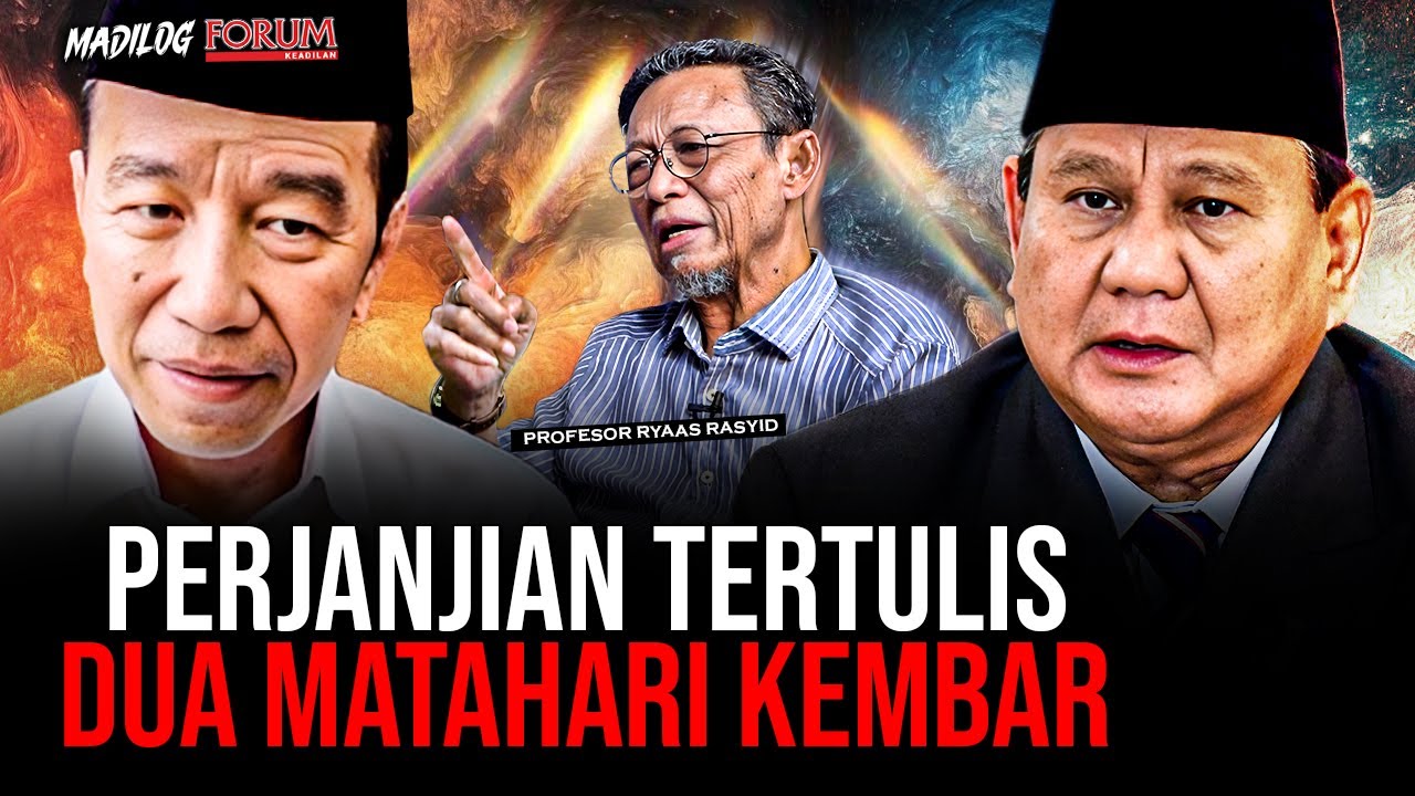 PROFESOR RYAAS RASYID: PRABOWO ANDA DUA PILPRES DIKHIANATI... TINGGALKAN JOKOWI...!!!