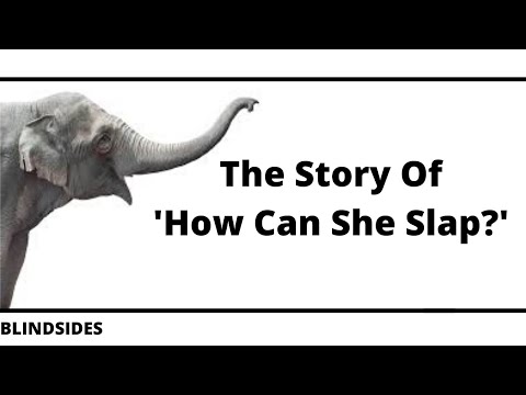 Documentary style image illustrating the story of 'How Can She Slap?'