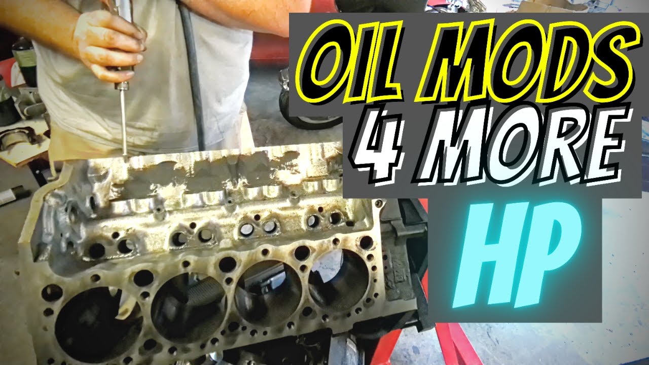 Windage control LT1 SBC oil mods and prep for the machine shop + 1