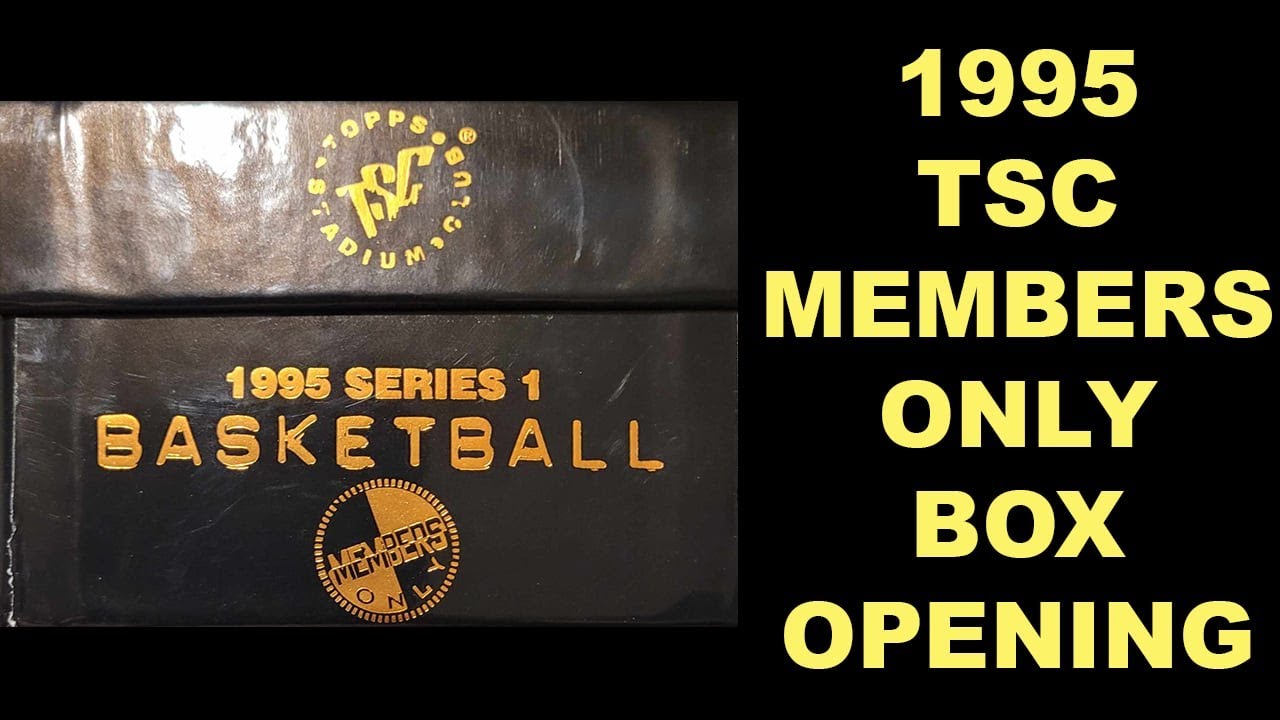 1995 Stadium Club Basketball Members Only Series 1- Box Opening