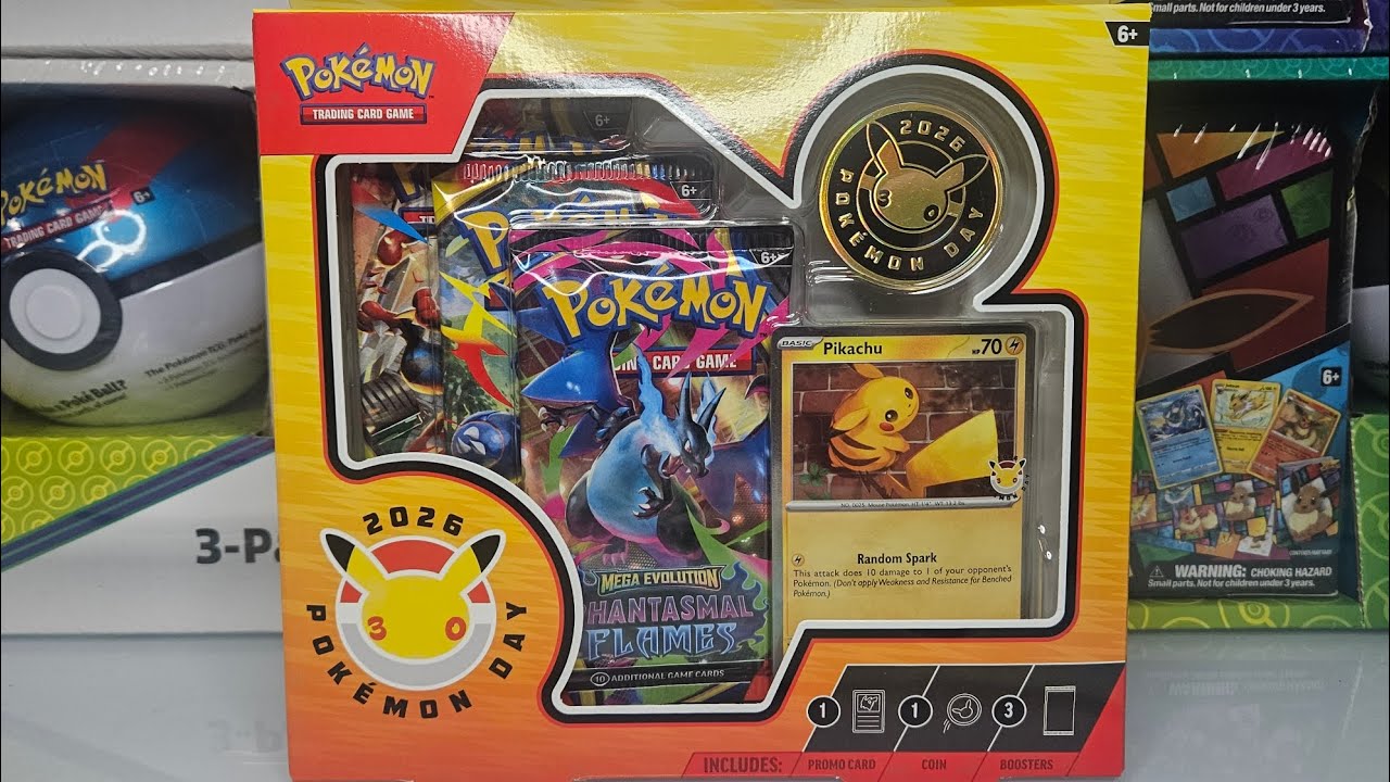 Pikachu Pokémon Day 2026 Collection Box Opening - YouTube