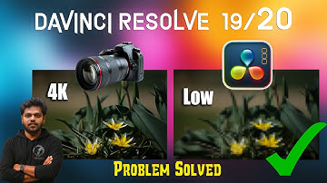 DaVinci Resolve Low Quality Import and export FIX | Solve Blurry & Pixelated Video Issue! Export 4K