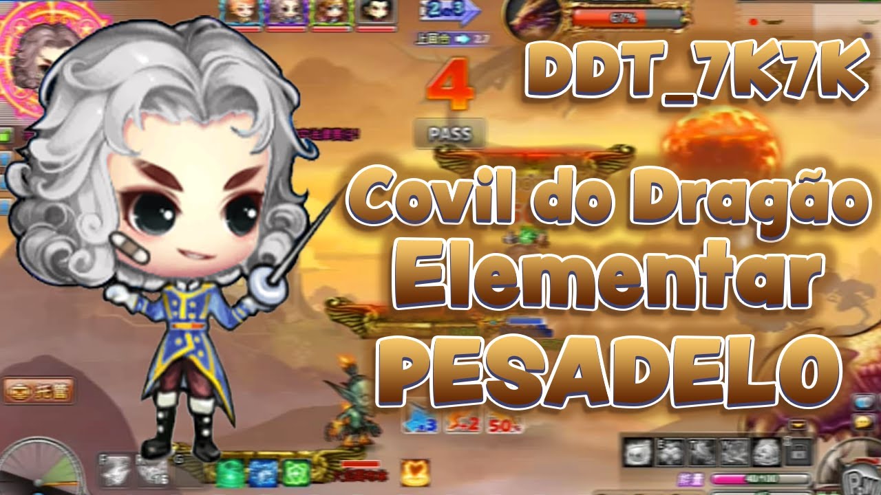 Ddtank 7K7K - Covil Do Dragão Elementar Pesadelo (Ver 13.9) - [弹弹堂] -  Youtube