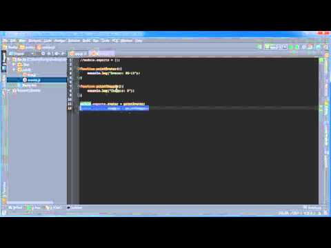 Beginner Node.js Tutorial - 9 - More on Modules