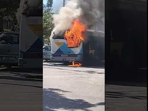 The bus caught