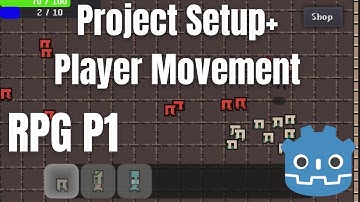 Godot Project Settings Set up & Simple Player Movement || Part 1 - Godot Engine Tutorial 2D