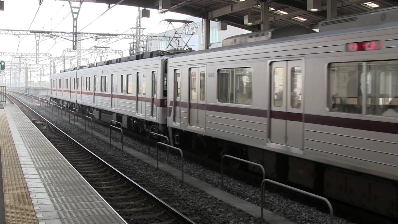 4K2K 東武30000系31612F+10050系11252F 普通浅草行き 越谷駅入線 - YouTube