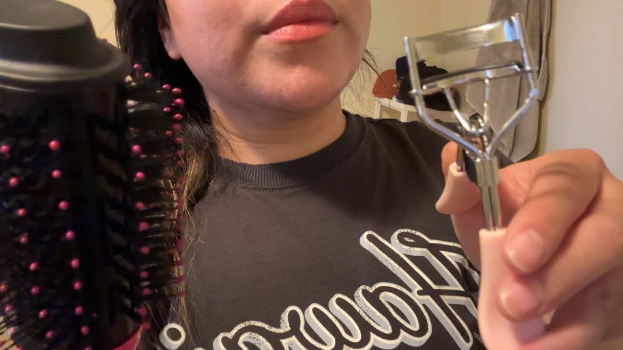 ASMR Hairstyles and Makeup Trial Run For Your Birthday Look 🎂