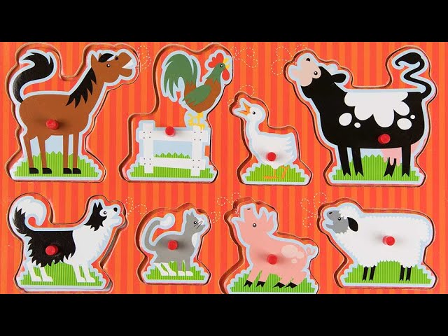 【特価商品】Farm Animals Sound Puzzle