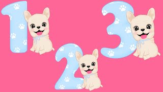 0-9 Number Counting for Kids (Dog Theme)