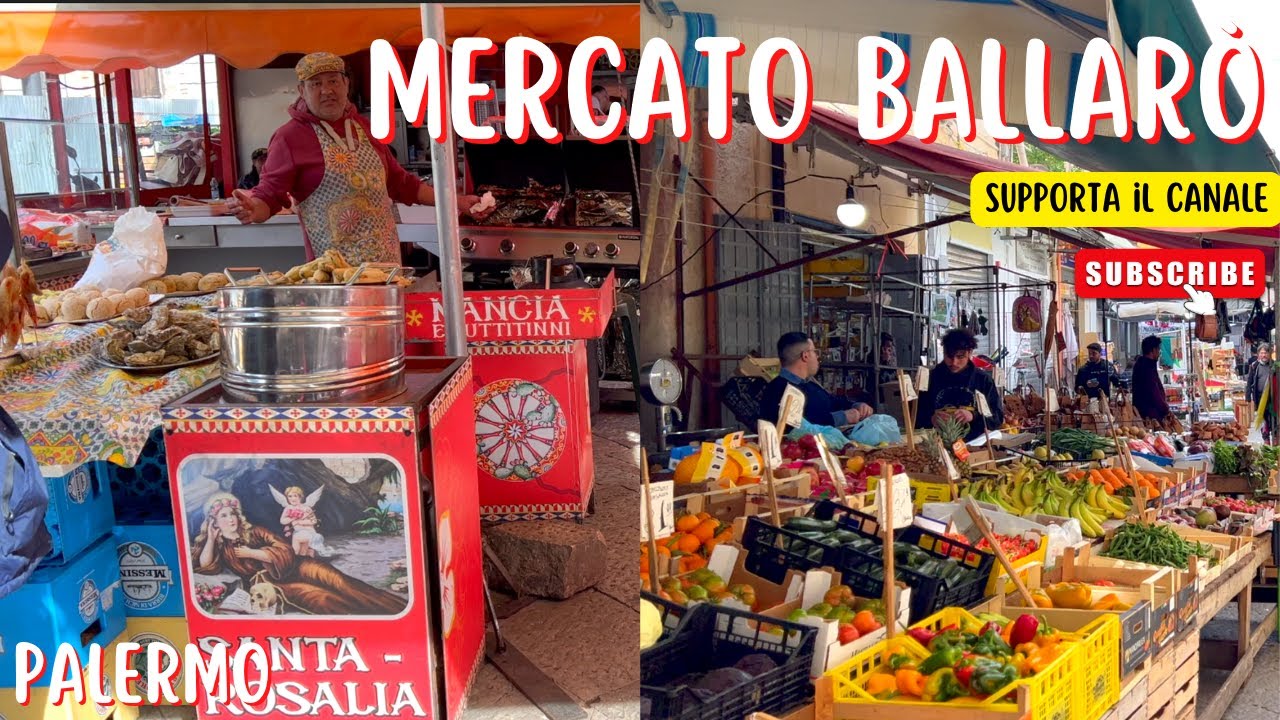 MERCATO BALLARÒ PALERMO Abbanniata, Polpo, Street Food, Storia e Tour YouTube MERCATO BALLARÒ PALERMO Abbanniata, Polpo, Street Food, Storia e Tour YouTube