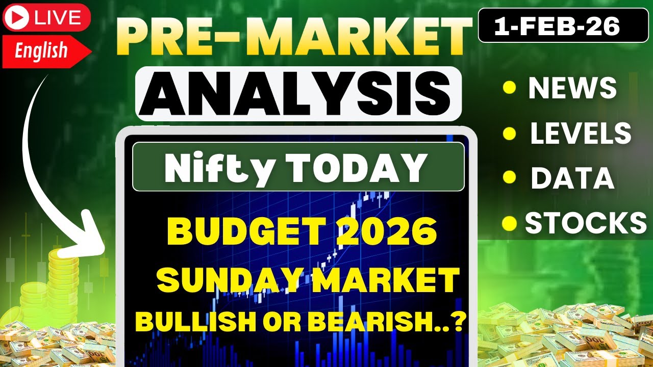 🔴Nifty Prediction and Bank Nifty Analysis | 1 FEB 26 | nifty today analysis