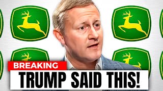 Famous John Deere CEO Drops HUGE Bombshell After Trump Criticism! Profile