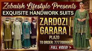✨ Elegance in Every Detail ✨Premium Handwork Suits Now Available 💖#ZebaishLifestyle #MumbaiFast