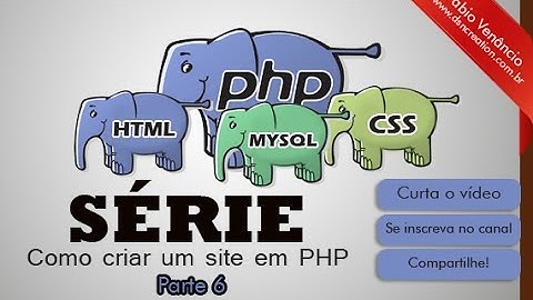 Como criar um site em php - parte 5, 6 - Incluindo o topo do site