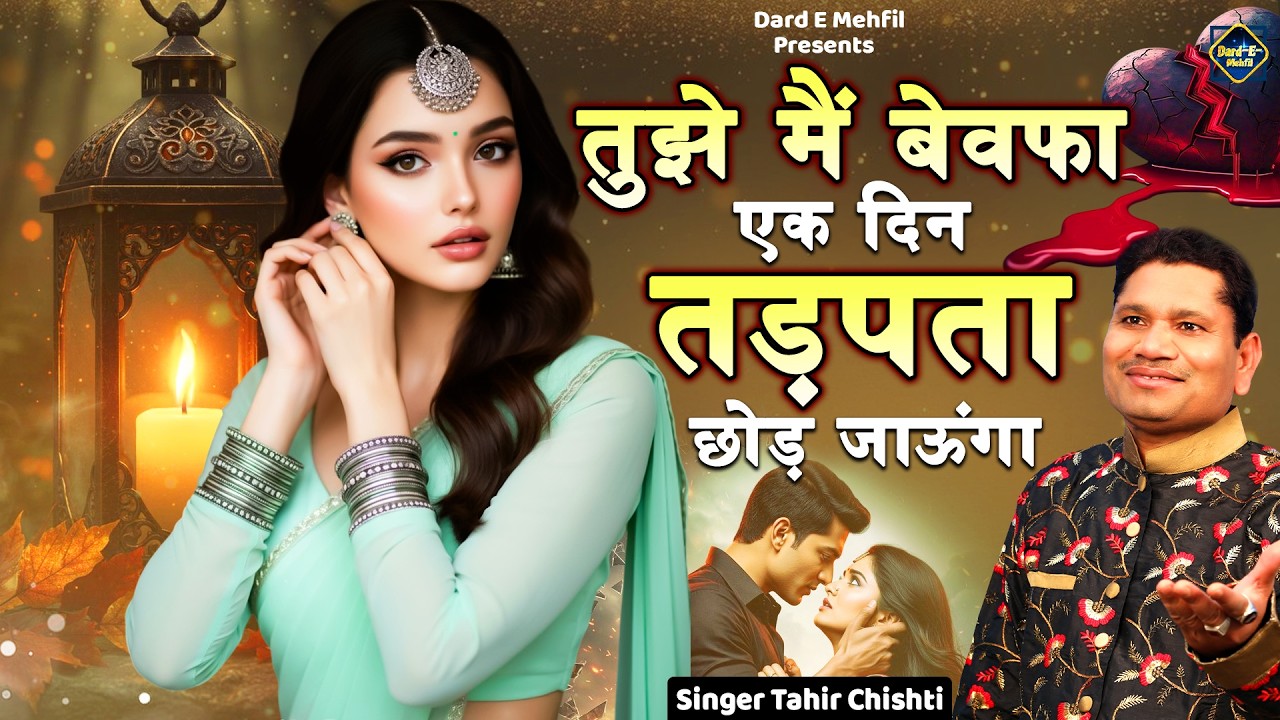 Tahir Chishti Ki Ghazal 2026 | तुझे मैं बेवफा एक दिन तड़पता छोड़ जाऊंगा | Dard Bhari Ghazal #ghazal