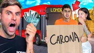 DEIXEI OS CASAIS NO CENTRO DA CIDADE COM 0 R$!!