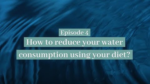 Episode 4: Reduce your water footprint using your diet