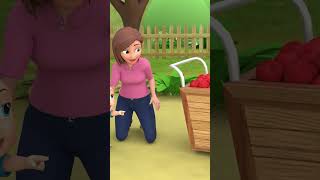 The Apple Song 😻🍎 Fruits Song For Kids #shorts #kidssong #meekosfamily