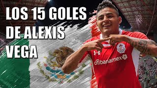 Los 15 goles de Alexis Vega con Toluca