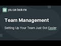 Introduction to Team Management by YouCanBook.me